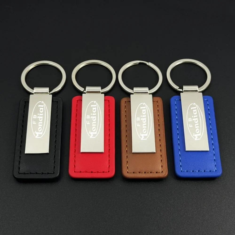 جديد لـ FB Mondial مسار مسطح Hps F 125 300 محب Imola المفاتيح سبائك الزنك بولي Leather الجلود المفاتيح دراجة نارية الملحقات