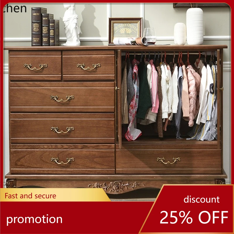 Chest of Drawers Storage Cabinet Simple Modern Chest Storage Drawer Style Living Room  Five-Drawer Chest
