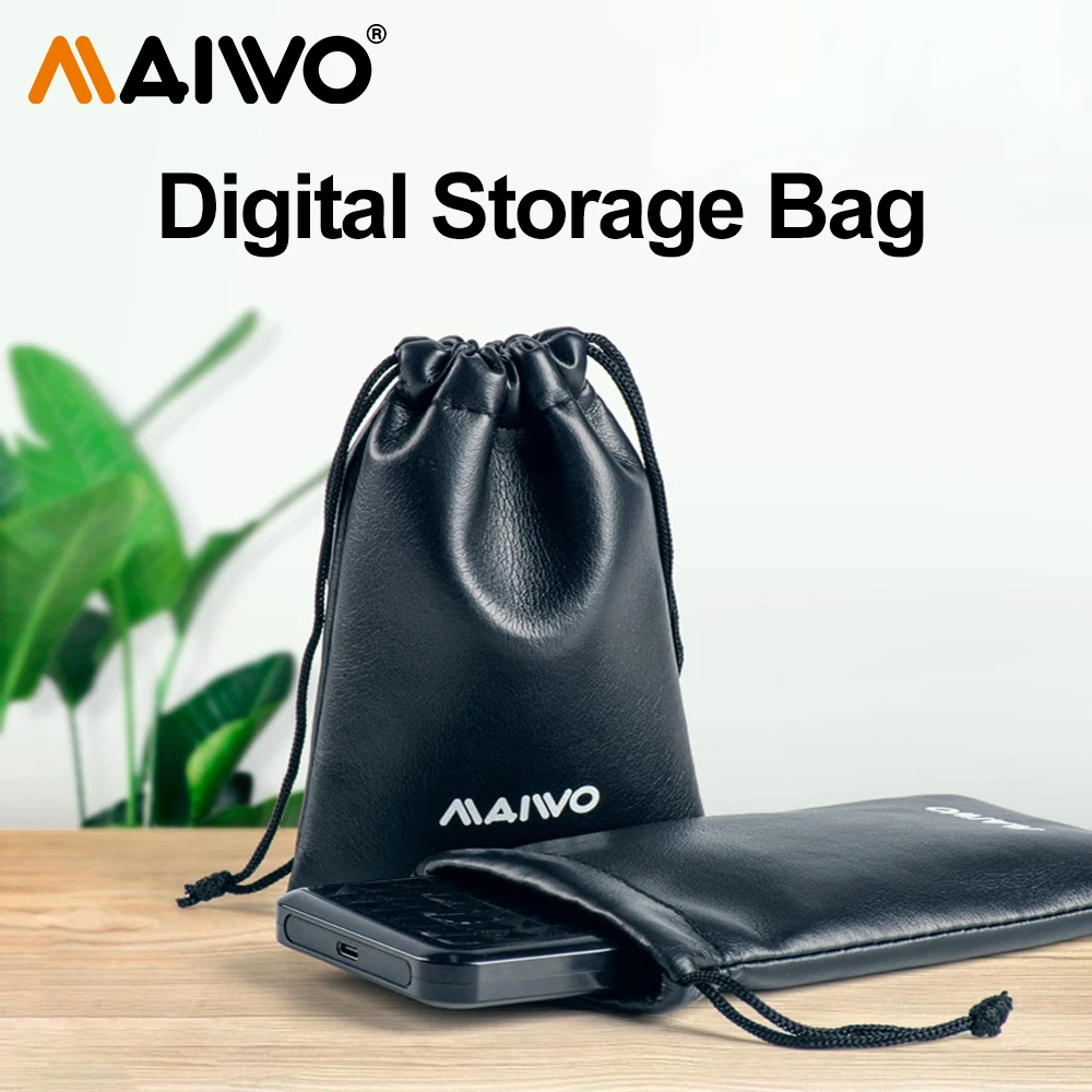 MAIWO Soft Storage Bag Power Bank USB Charger Soft Pouch Case for Powerbank External Battery Mobile Phone Hdd Gray Bag Storage