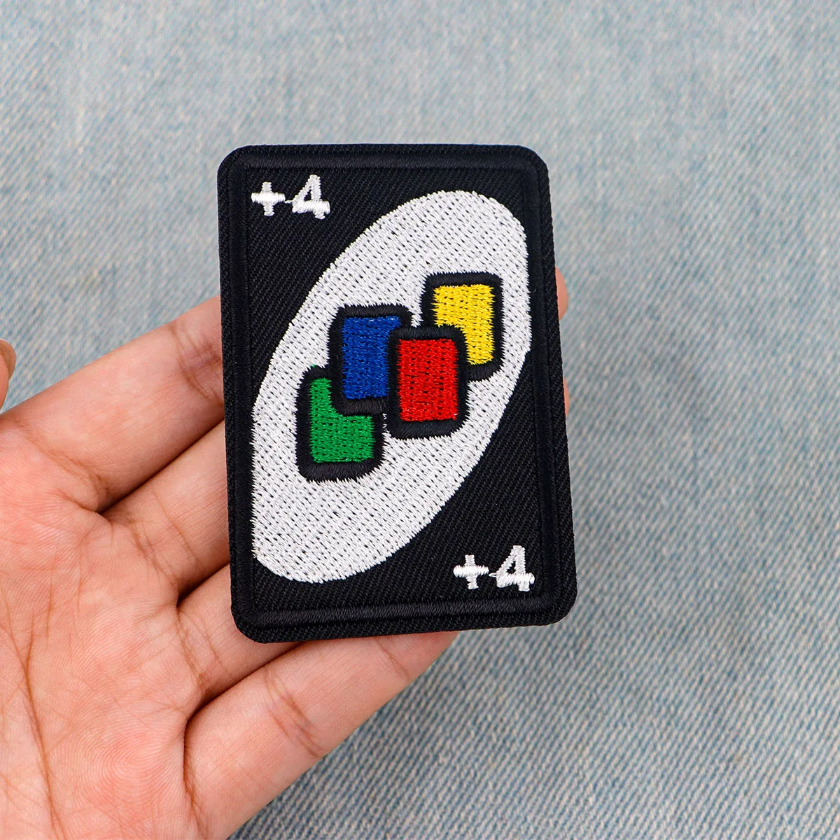 Poker Pattern Patch Iron On Patches For Clothing Stickers Embroidered Patches On Jackets DIY Clothes Stripes For Childrens