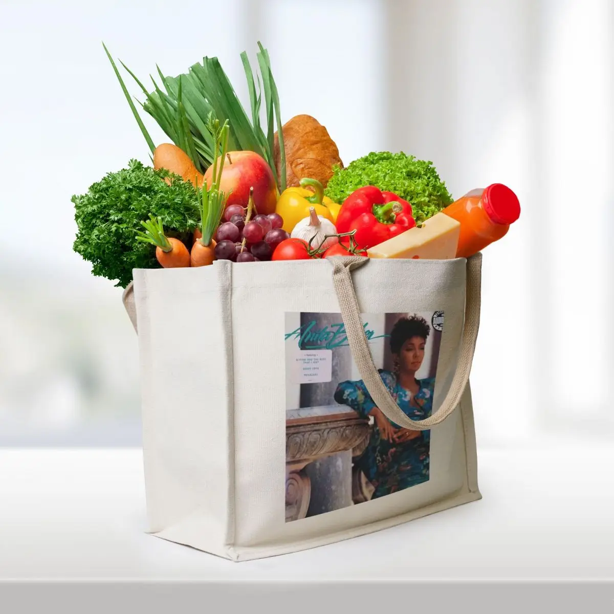Anita Baker, Giving You The Best That I Got , Jazz, dance, soul, funk, urban, R & B Tote Bag custom fabric bag Cloth bag