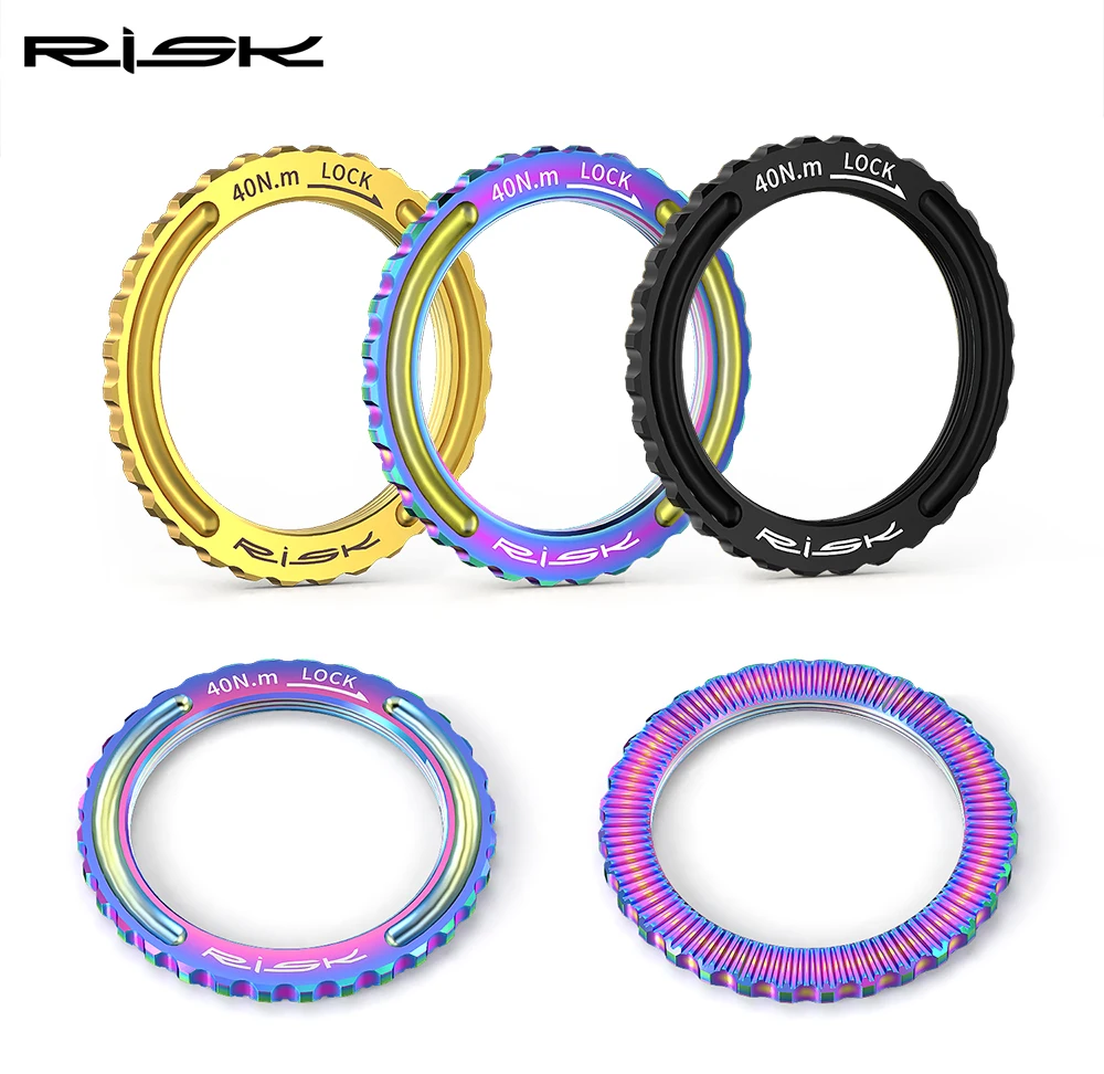 RISK Ti Alloy Lock Disc Pressure Cap Compatible With CP Wheelset High-strength Titanium Alloy