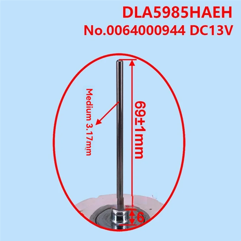 ABGP-DLA5985XQEA ثلاجة تيار مستمر مروحة المحرك ل ميديا باب مزدوج أجزاء الثلاجة الثلاجة مروحة الفريزر DC10.4V