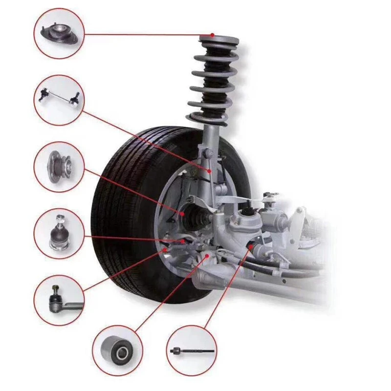 Car Axle gap abnormal sound detection and adjustment tool &Checking the horn arm shock absorption claw ball cage ball head tool