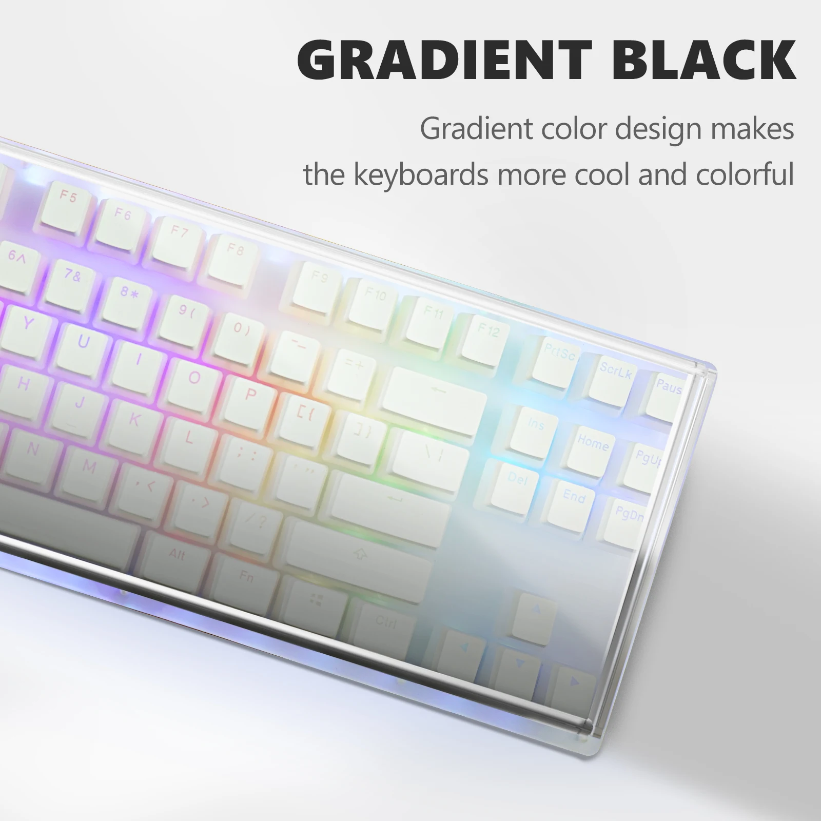 Geekria Tenkeyless Acrylic Keyboard Dust Cover, for TKL 80% Compact 87 Key Computer Mechanical Gaming Keyboard