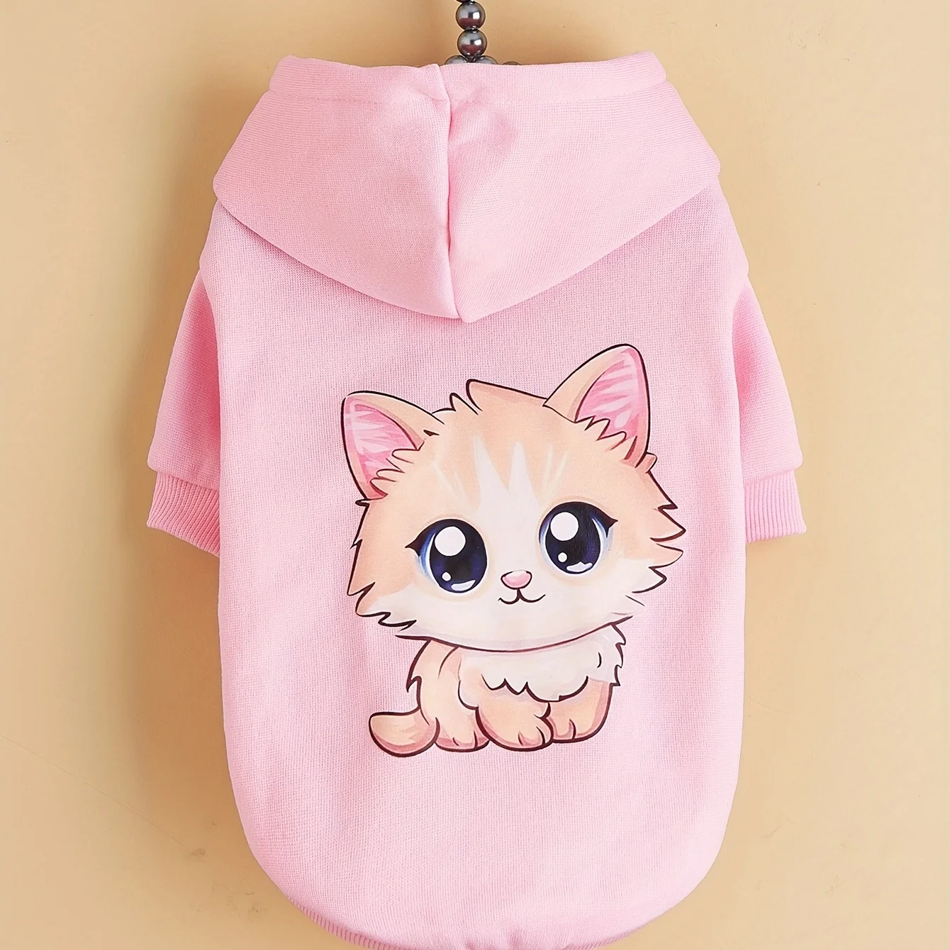 Pet clothes dog and cat sweatshirt with velvet warm comforta