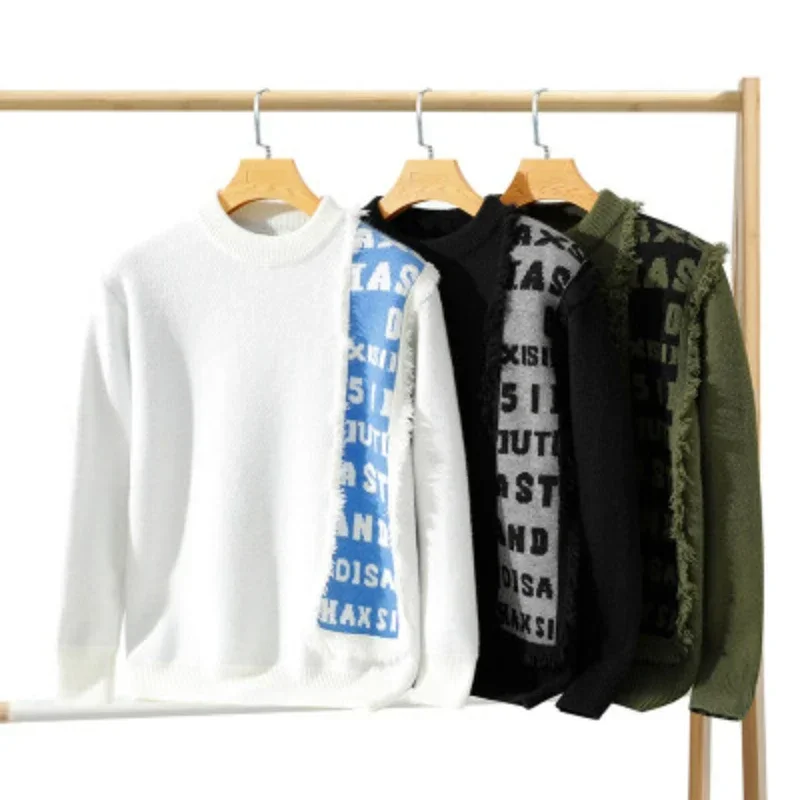 

Winter Fashion Trend Autumn and Winter Warm Pullover Sweater Knitted Fashion Jacquard High-quality Fashion Home Warm Sweater