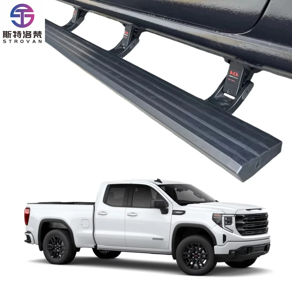 

STLF CLRAK 2014 2019 2021 Sierra 1500 2500hd Double Cab Pickup Truck Automatic Power Running Boards Electric Side Steps