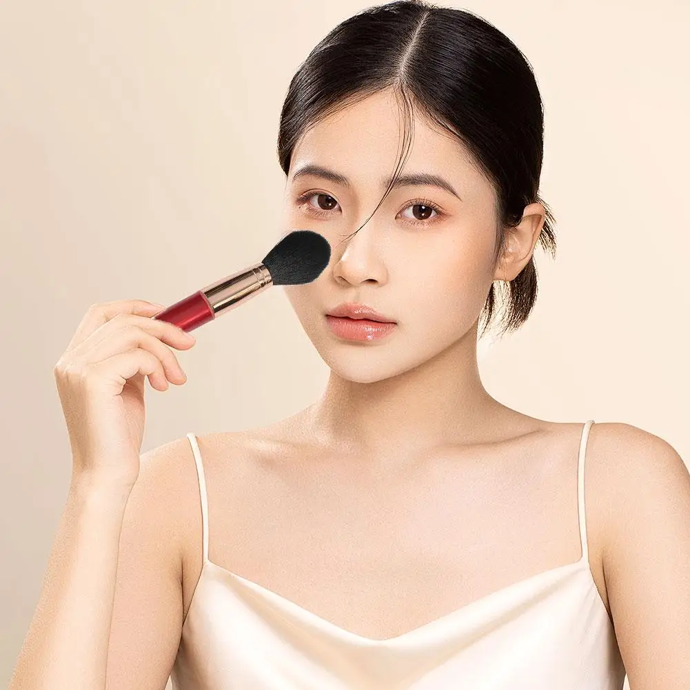 Multi style newcomer friendly foundation make-up brush powder blusher brush facial high gloss nose brush Multi functional brush
