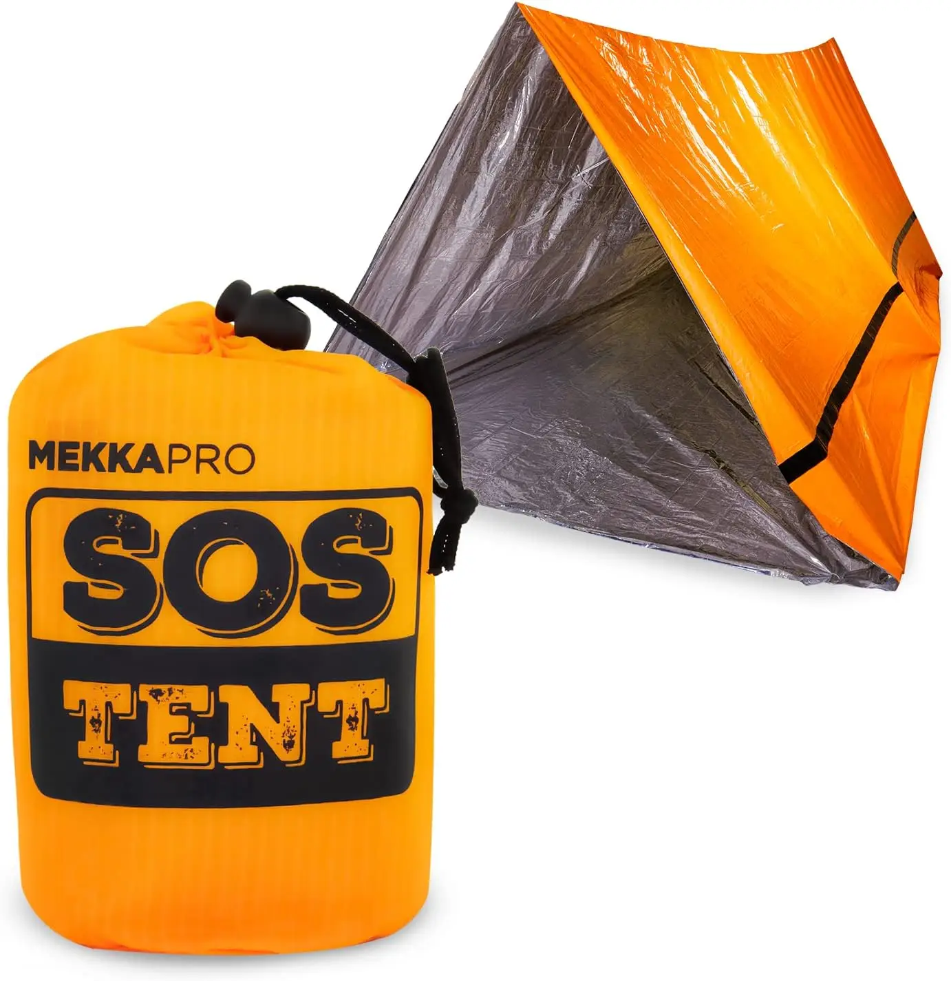 

Emergency Shelter, Survival Tent, 2 Person Waterproof Structure, Portable System for Extreme First Aid Survival Kit Use, Water & Windproof Tube Tent for Camping, Hiking and Outdoor Activities