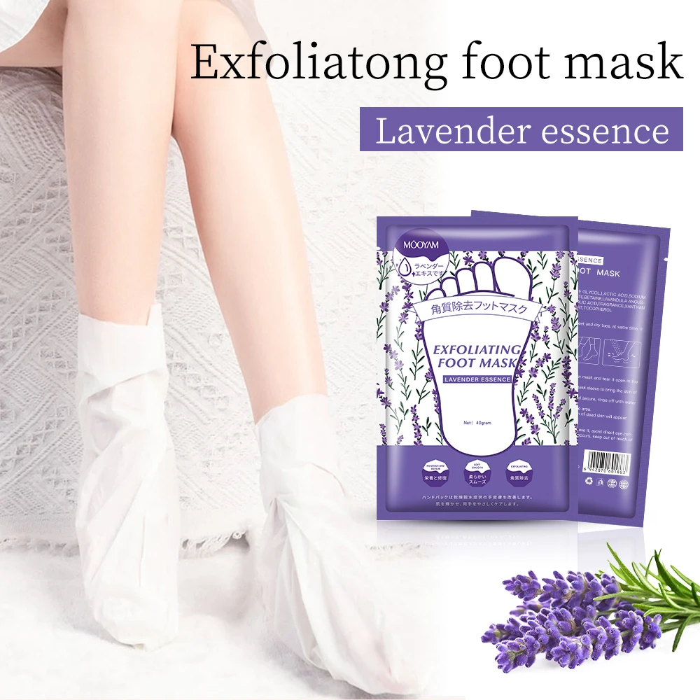 

10pcs-30pcs Lavender Foot Peel Mask Exfoliator Peel Off Calluses Dead Skin Whitening Feet Peeling Anti-Cracked Foot Skincare