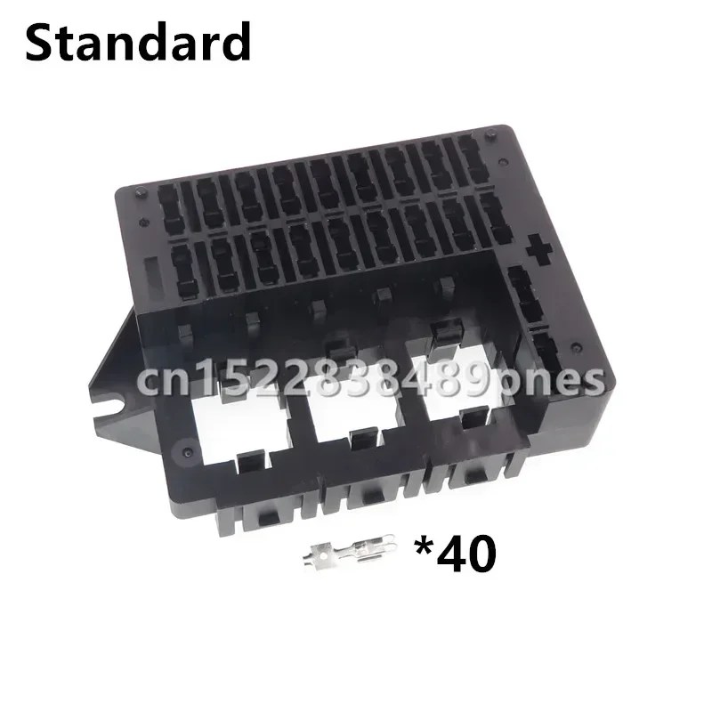 20 Way Medium Blade Fuse Holder for Automotive Truck Trailer Middle Fuse Block Wiring Harness Car Multi-way Fuse Box