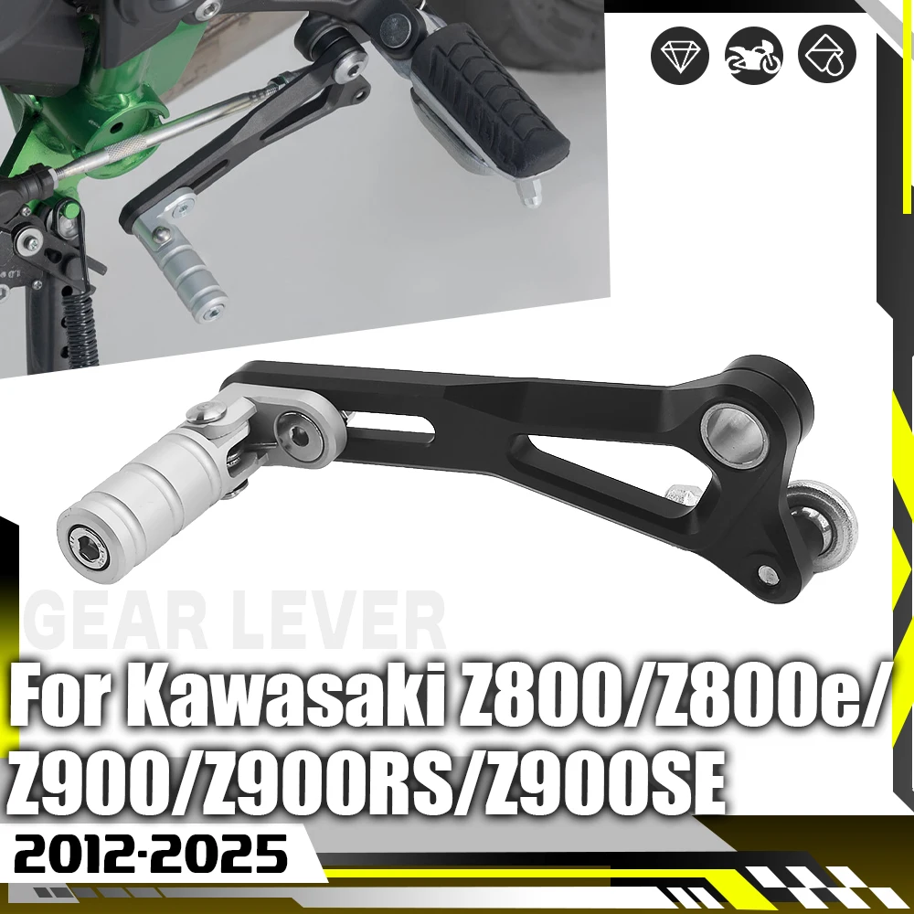 

Motorcycle Adjustable Gear Shift Pedal Lever Rod Shifter For Kawasaki Z 900 RS SE Z900RS Cafe Z800 Z800E Black Edition 2012-2025