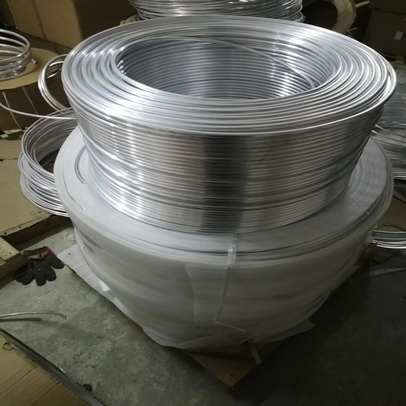 5Meter Aluminium Lubricating Oil Pipe Tube Coil OD 4/6/8/10/9.52/12mm 1mm Thickness Air Conditioning Refrigeration Plumbing