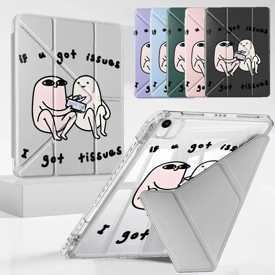 

Милый чехол для планшета с мультяшными персонажами для iPad Mini 6 7 Air 4 5 M3 M2 1 2 M4 11 дюймов Pro 11th 10th 9th 8th 7th 12.9 дюймов Pro 2025