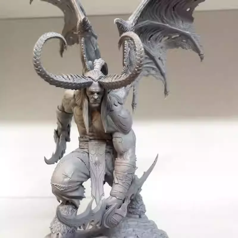 

21 см высокоточная фигурка из смолы «сделай сам», Коллекционная белая модель, сборка, строительная игрушка, в разобранном виде, неокрашенный комплект