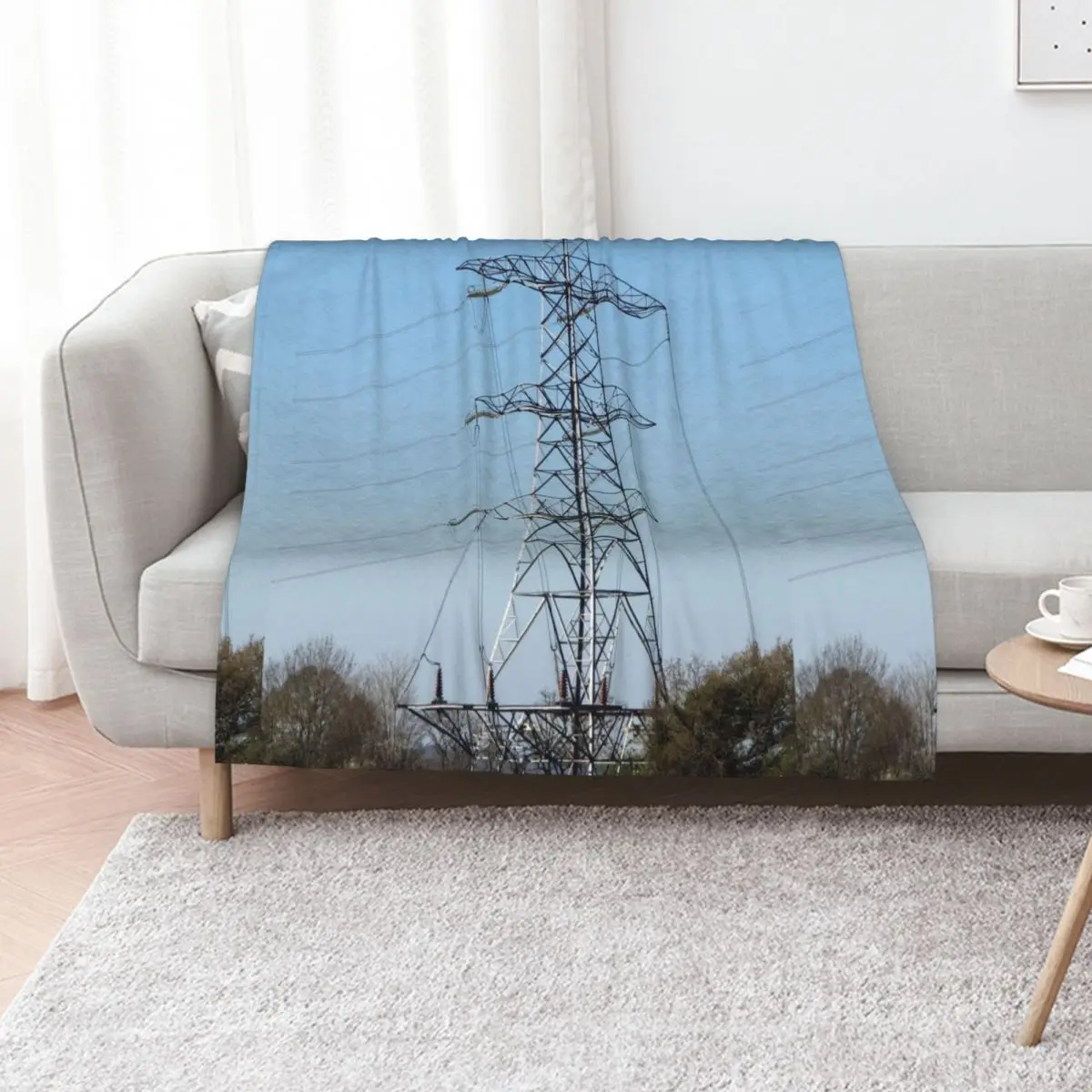 Electricity Pylon Throw Blanket Extra Large Throw halloween Baby Large for sofa Thins Blankets