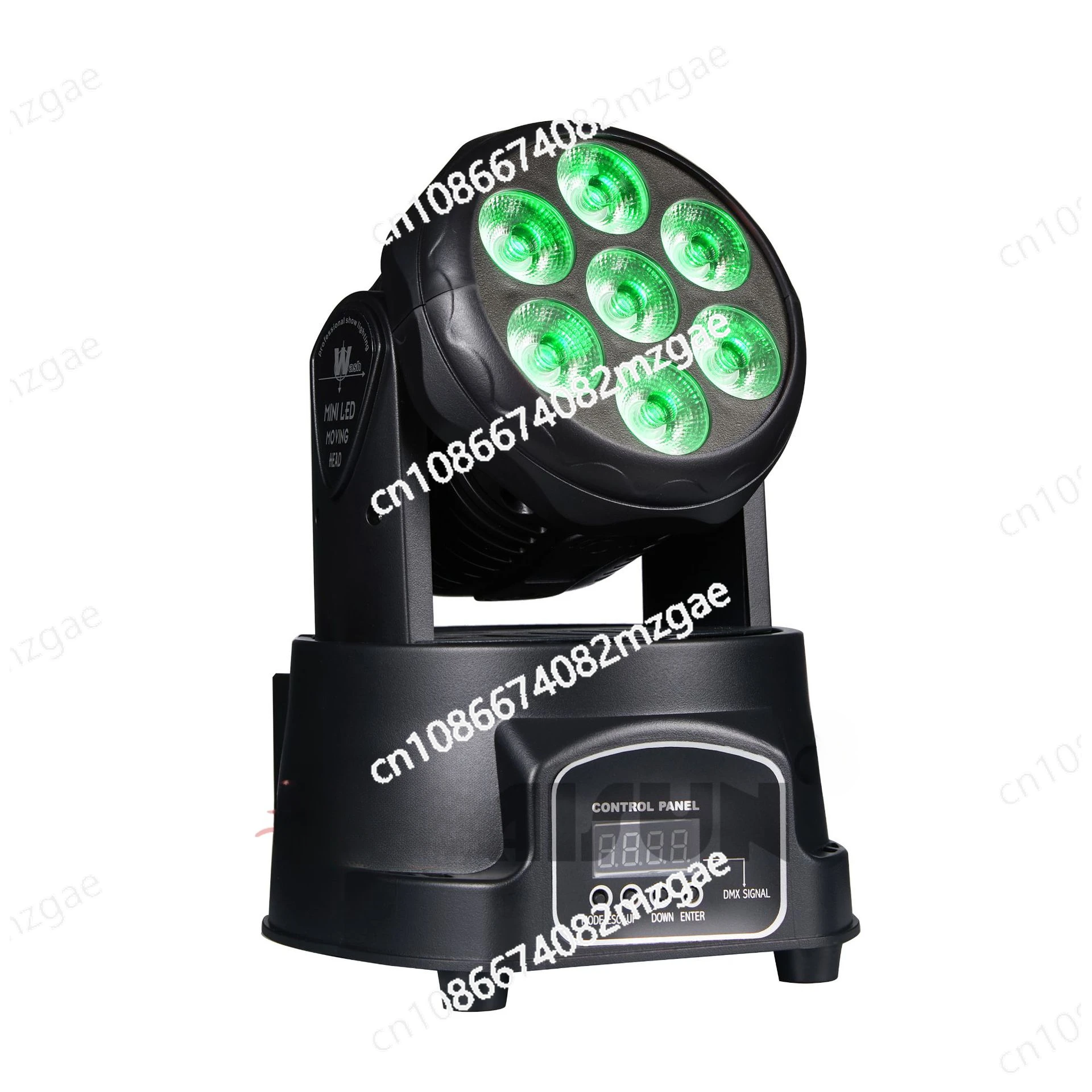 Mini 7 10W small shaking head lights RGBW four in one LED voice controlled dance table lamp