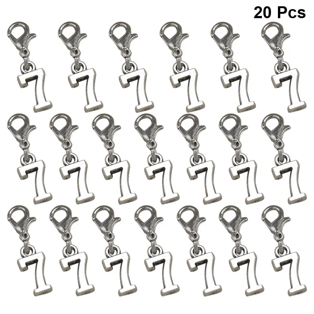 

20 шт. застежек-карабинов из сплава для подвесок, шармов и DIY-украшений для изготовления ювелирных изделий: ожерелий, браслетов, серег, браслетов на ногу, украшений для телефонов