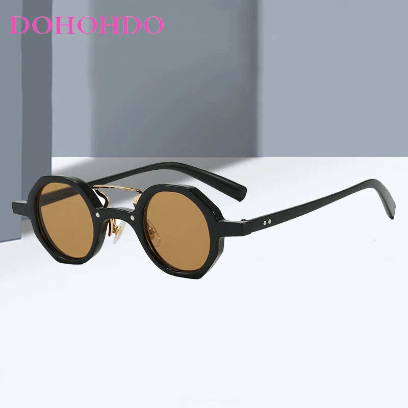 

Vintage Rice Nail Punk Irregular Square Women's Sunglasses Luxury Designer Men Sunglass Outdoor Driving UV400 Eyeglasses Lentes