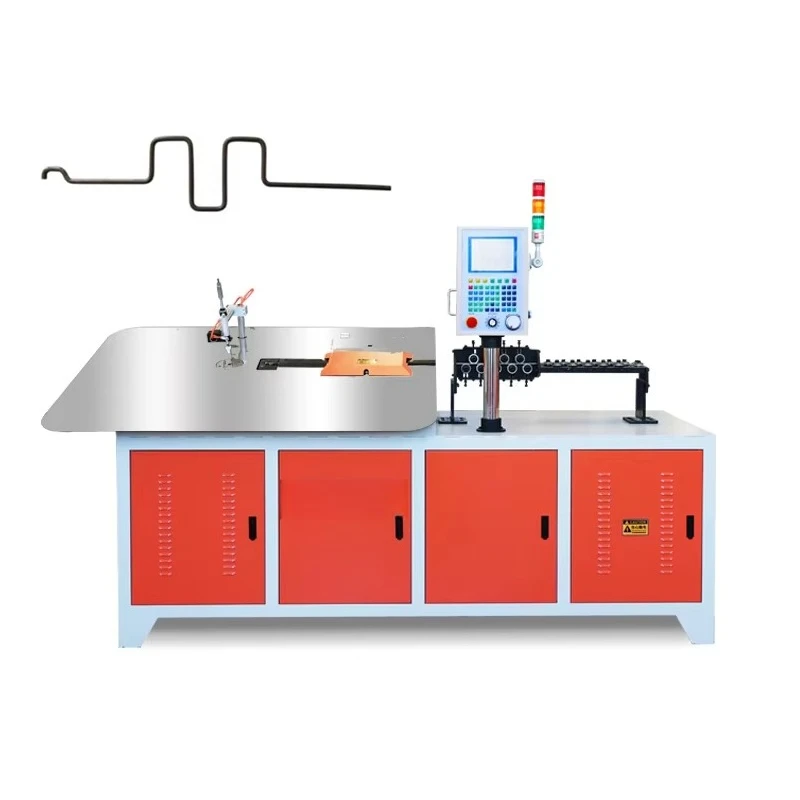 3-8mm Multi Function CNC Automatic Stainless Steel Iron Wire Shaping 2D Bender 2D Wire Bending Machine