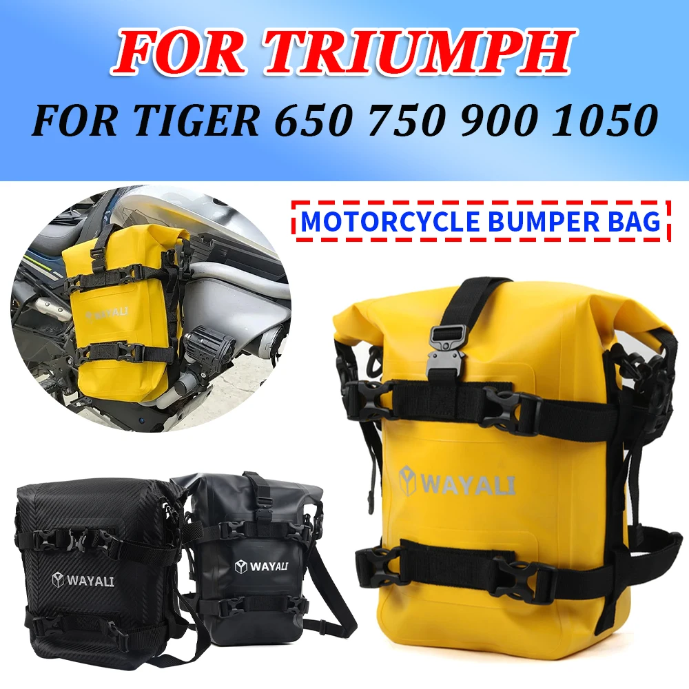 

Для Triumph Tiger 650 750 900 GT Rally 1050 Tiger 850 Sport Frame Crash Bars Сумка Водонепроницаемая сумка для багажа для верховой езды Сумки для хранения инструментов