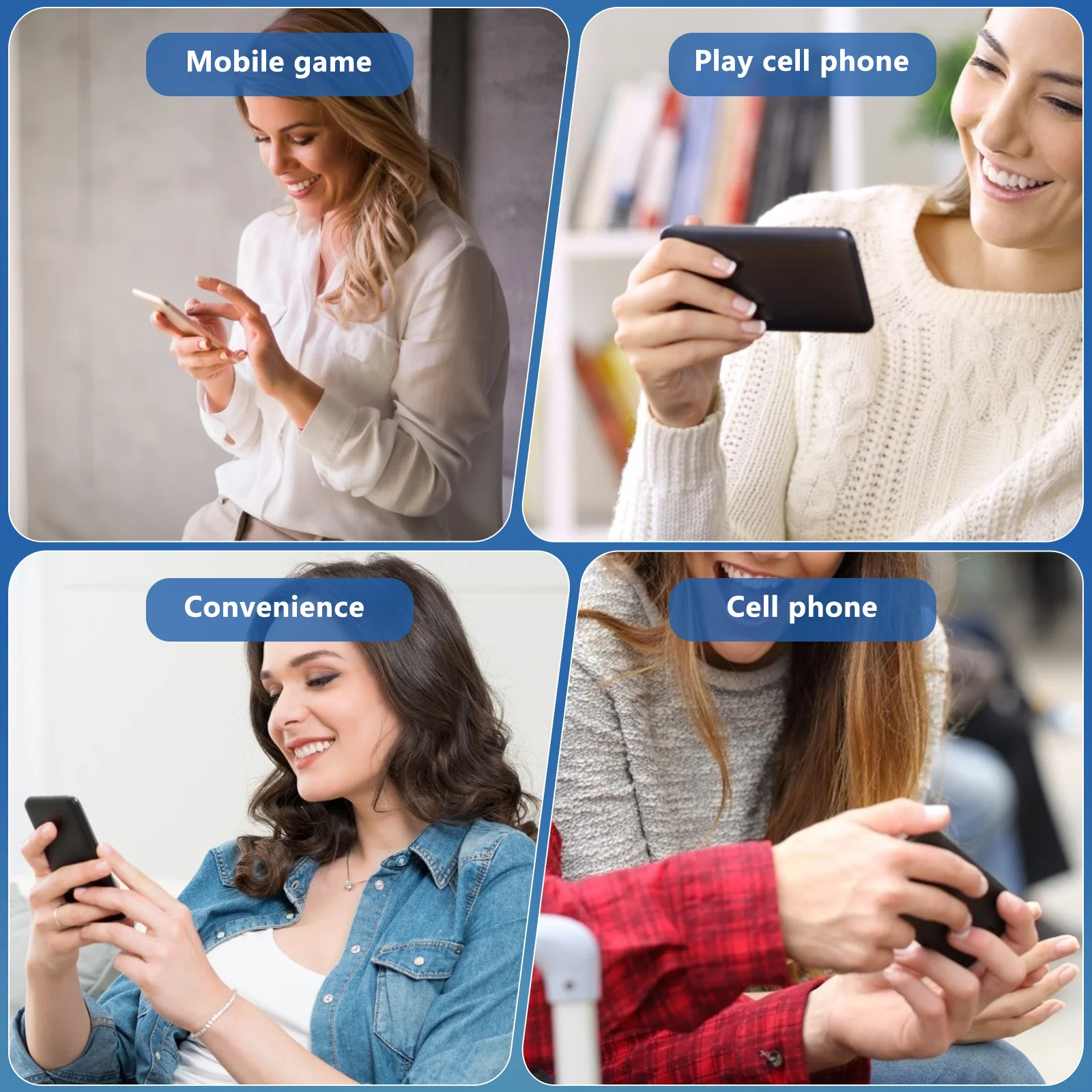 

1pc Phone Back Pocket Adhesive Holder For Cell Phone Wallet Mount Sticker Slot Grip Stand Case Pouch Stick On Mobile Accessory