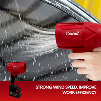 For 18V Milwaukee Cordless Air Blower 800G Thrust Brushless Turbo Fan Violent Fan Handheld Dust Blowing Tool