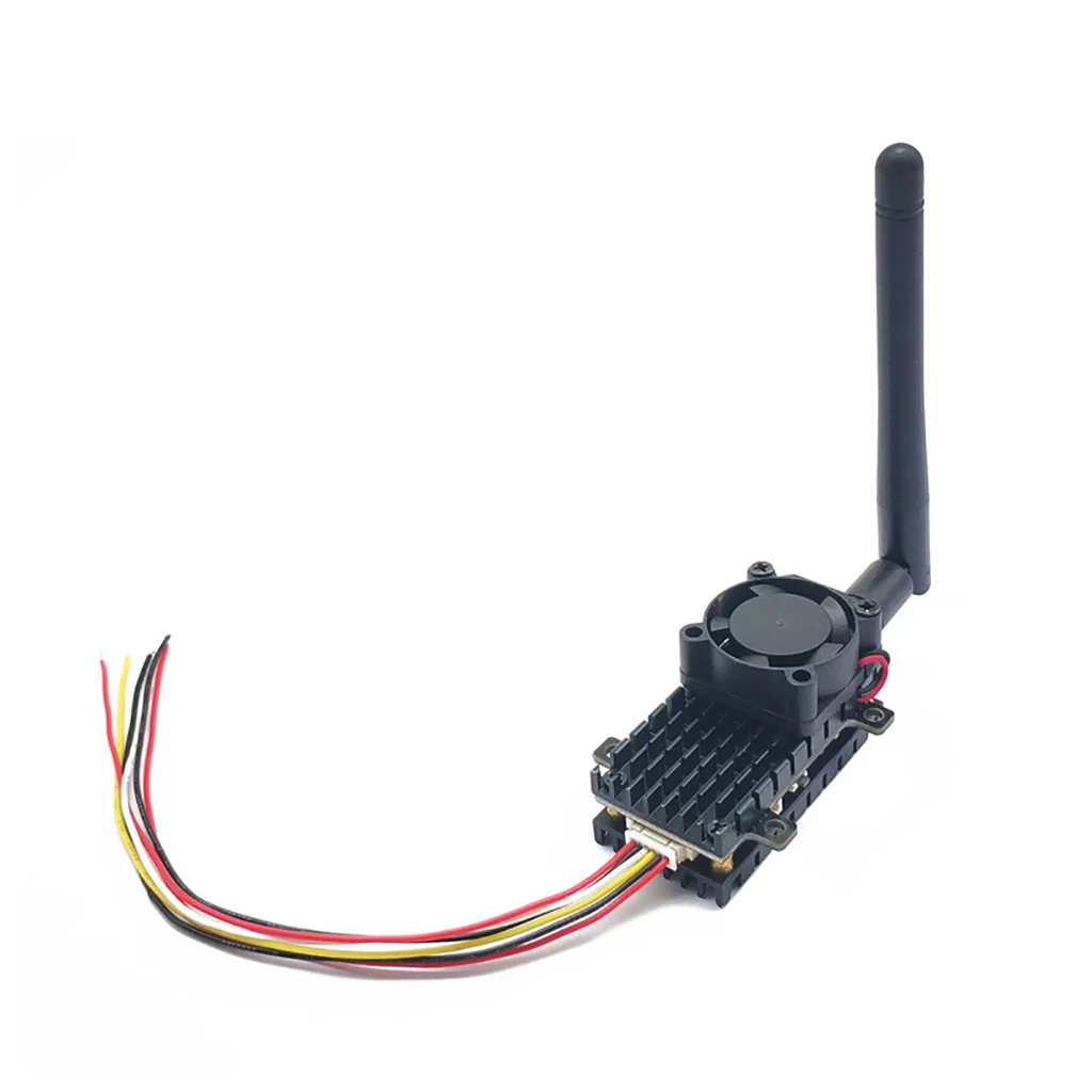 2W 2000mW 5.8G 48CH FPV トランスミッター ドローン VTX 冷却ファン付き RP-SMA オスアンテナ 固定翼飛行機 FPV クアッドコプター用