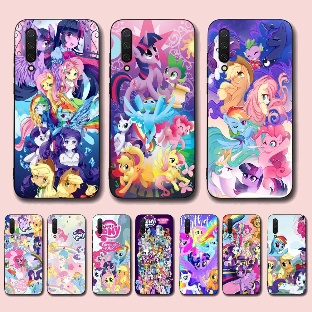 Cartoon M-My L-Little P-Pony Phone Case For Xiaomi Mi 5X 8 9 10 11 12 lite pro 10T PocoX3pro PocoM3 Note 10 pro lite