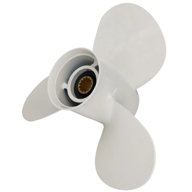 Aluminum Alloy 3 Blades 13 Tooth 663-45954-01-EL For Yamaha Propeller 11 3/4x10-G Boat Propeller 25-60HP Boat Outboard Propeller