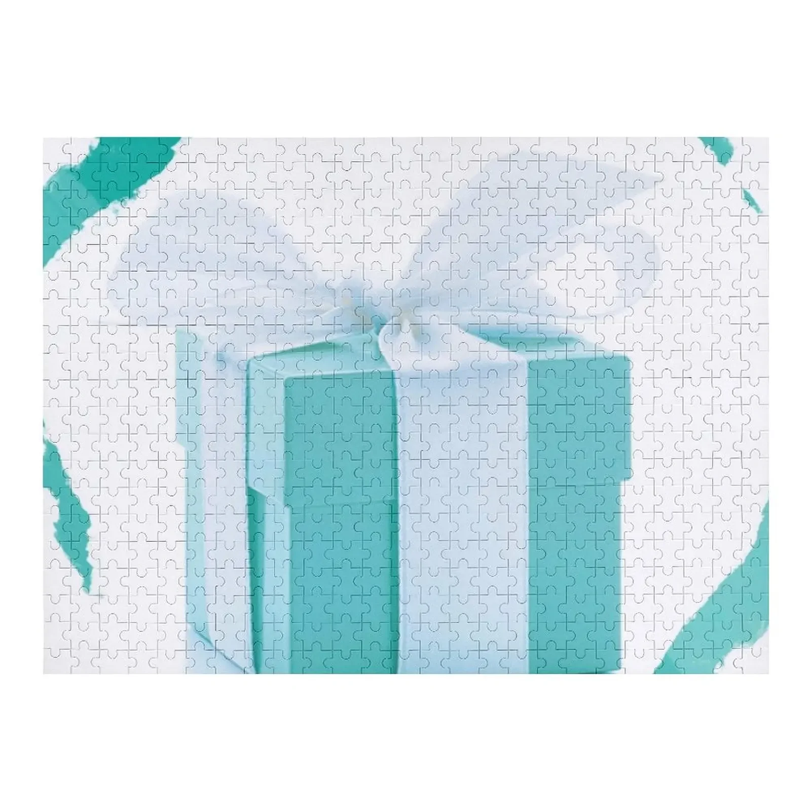 

Синий и белый и обычный подарок Пазл Персонализированный пазл на заказ Деревянные животные Детские игрушки Пазл