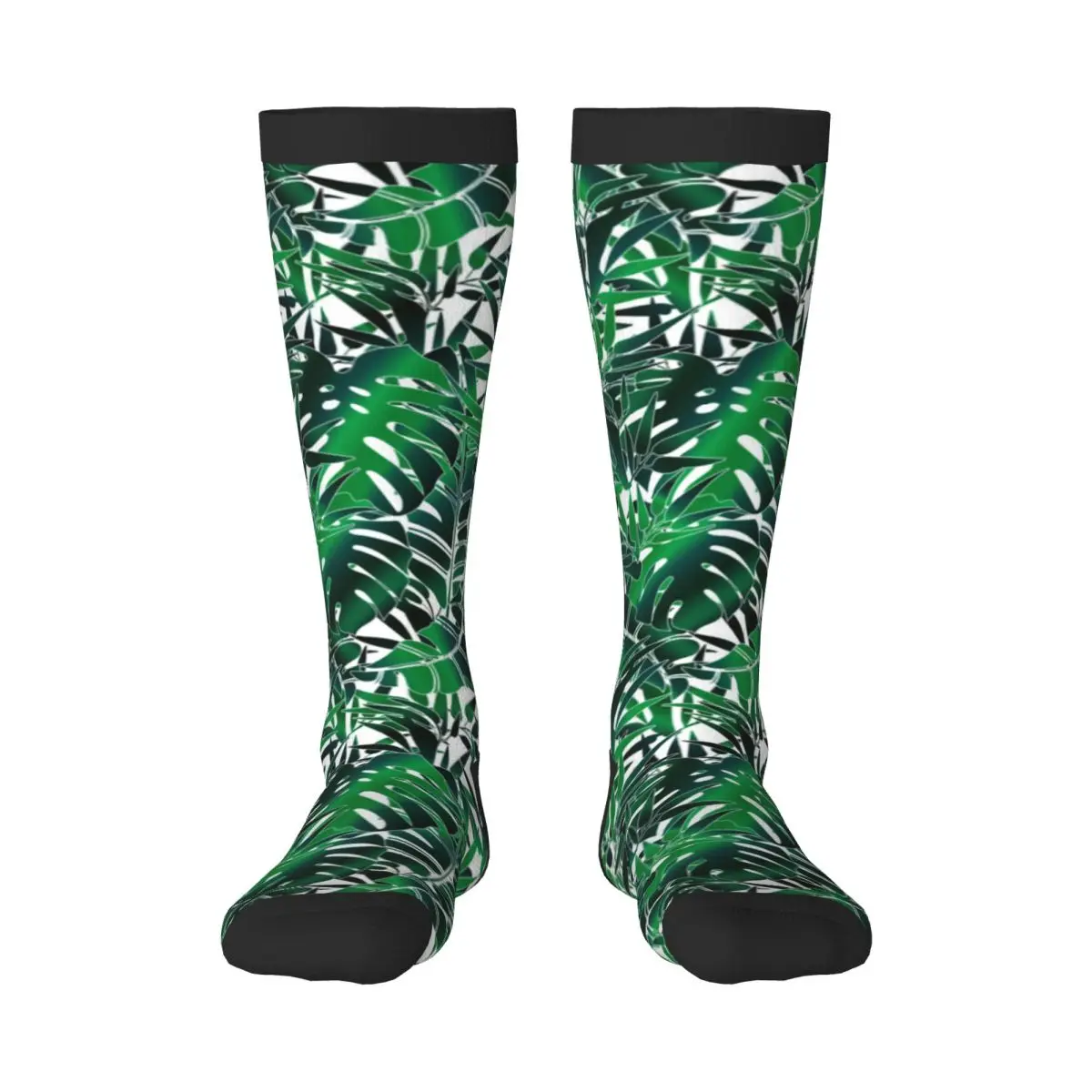 

Casual Stockings Jungle Palm Leaves Knee Thigh High Long Socks