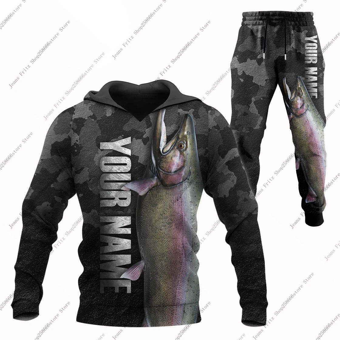 Beautiful Fly Fishing 3D Printed Men Hoodies/Tracksuit Fashion Autumn Winter Kids Clothing Suit Casual Long Sleeve Jogging Suits