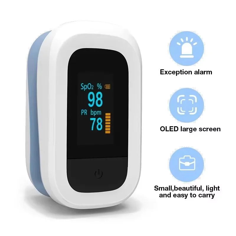 Digital Home Finger Pulse Rate Fingertip Medical Pulsioximetro SPO2 Blood Oxygen PR Oximeter Monitor Saturation Meter C2