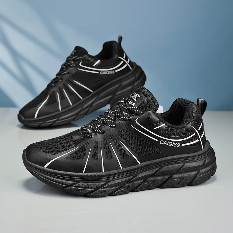 

Кроссовки для пар большого размера в четырехсезонном стиле, дышащая повседневная обувь из тканой сетки с сетчатой поверхностью, универсальная спортивная обувь