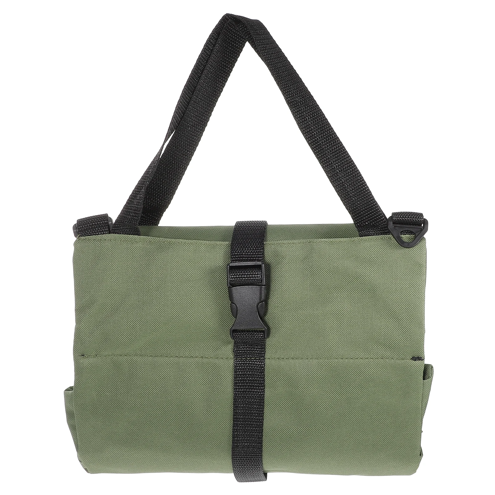 

Green Tool Pouch Oxford Cloth Large Capacity Storage Bag Smooth Zipper Adjustable Buckle Portable Hardware ganizer For