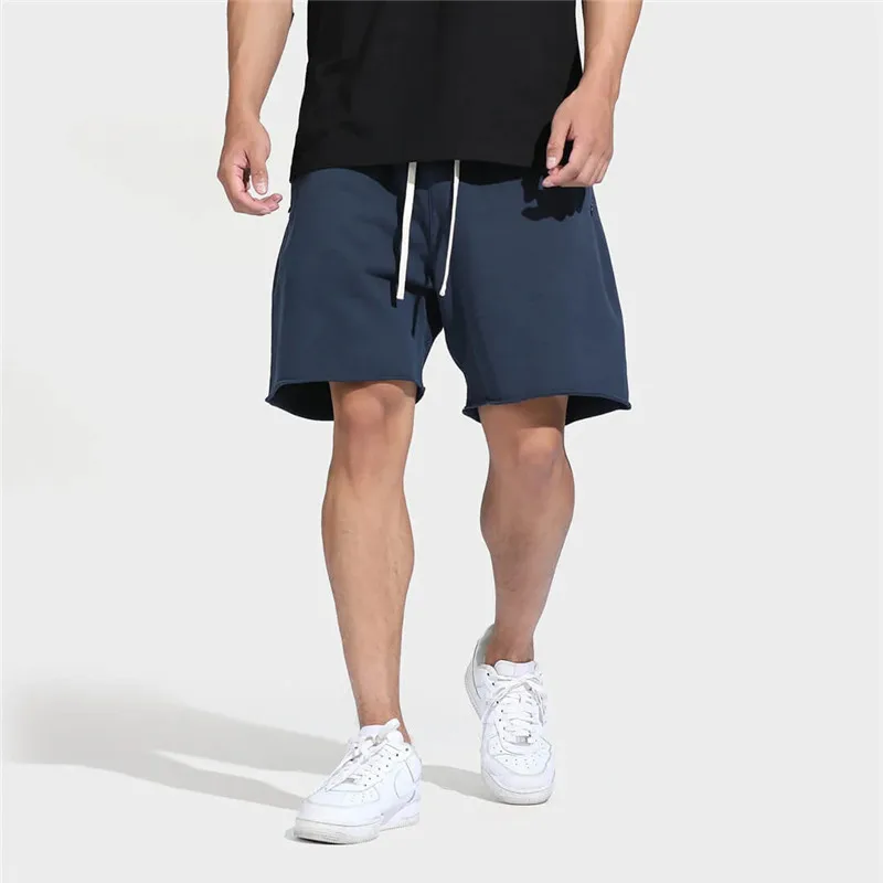 2024 New Men\'s Fitness Sports Shorts Men\'s Summer Trend Man Breathable Loose Leisure Running Basketball Hip hop street shorts