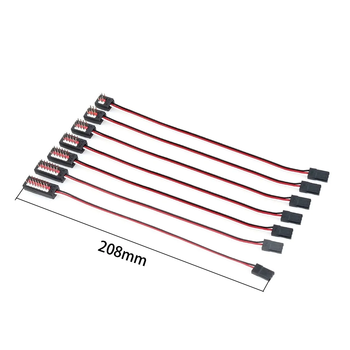 RC Y line Length 208mm Remote Control Cable Servo Fan Extender Wire for Futaba JR RC Car HSP Traxxas TRX4 Axial SCX10 TAMIYA