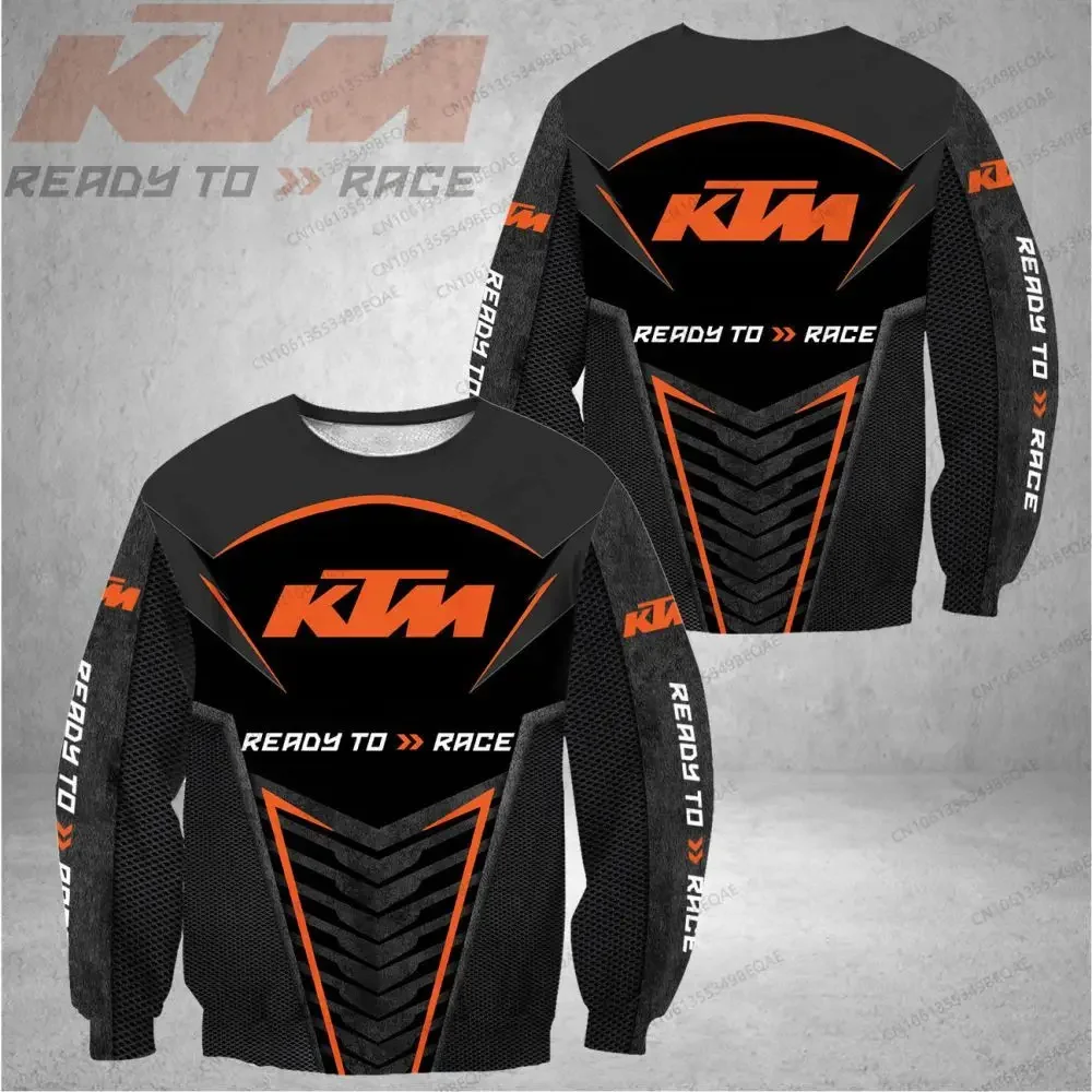 2026 KTM دراجة نارية جيرسي رجل البلوز الدافئة حجم كبير ملابس رياضية في الهواء الطلق للجنسين الدراجات سترة سباق طاقم الرقبة
