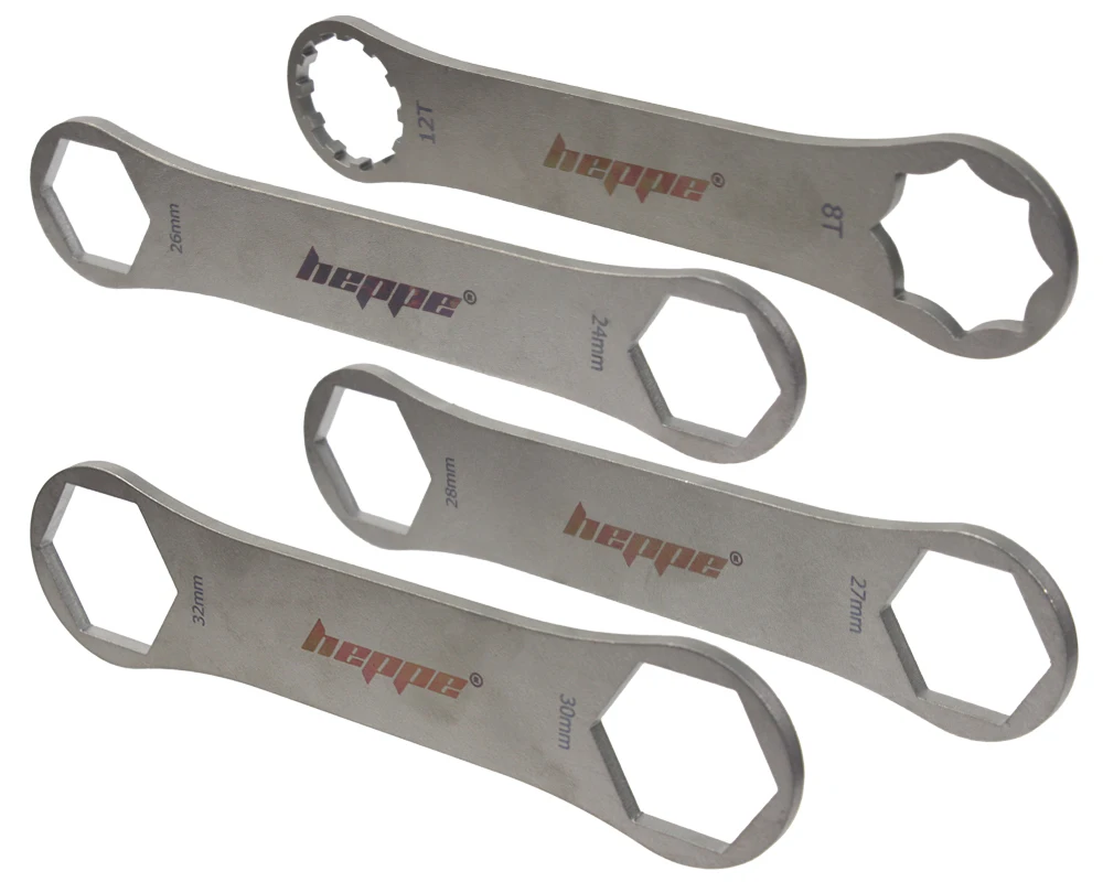 HEPPE Bike Gabel Schulter Wrench Fahrrad Gabel Reparatur Werkzeug Gabel Kappe Spanner 8-12T/24/26/27/28/30/32mm für XCR XCT XCM ST RST – Detail 13