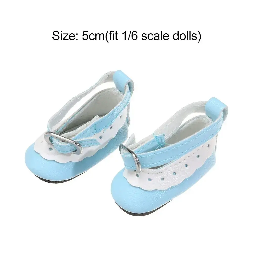 5cm Length 5cm Length Doll Shoes DIY Mini Bright Leather Shoes Plimsolls High Top 1/6 Scale Mini Sneakers BJD Doll Shoes