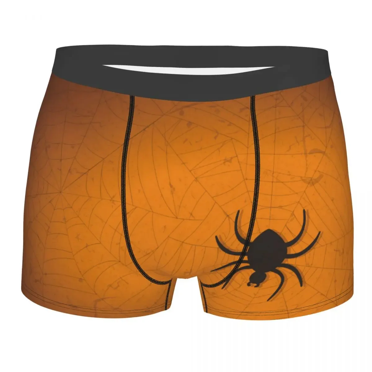 Men's Underwear Underpants Cobweb Background Men Boxer Shorts Elastic Male Panties