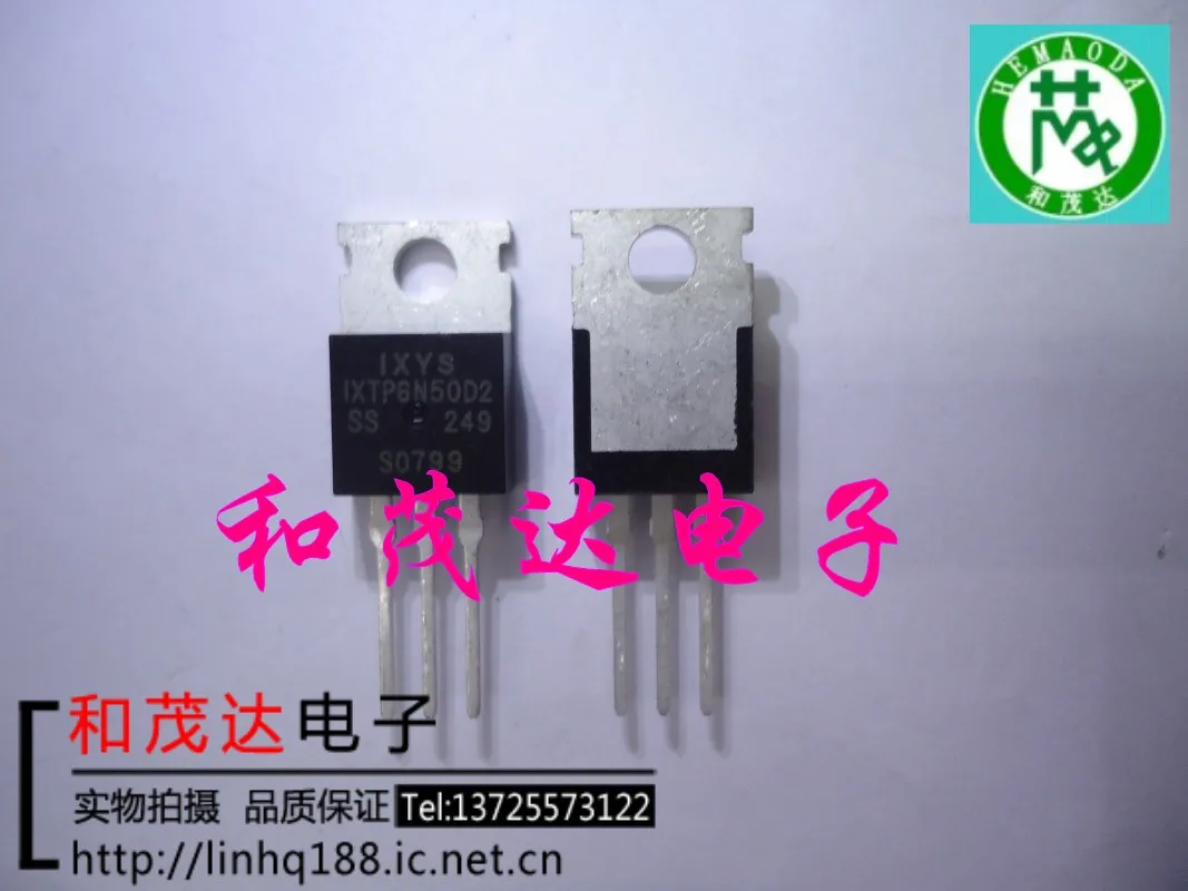 Original New 5PCS/ IXTP6N50D2 TO-220 IXYS MOS 500V 6A to220