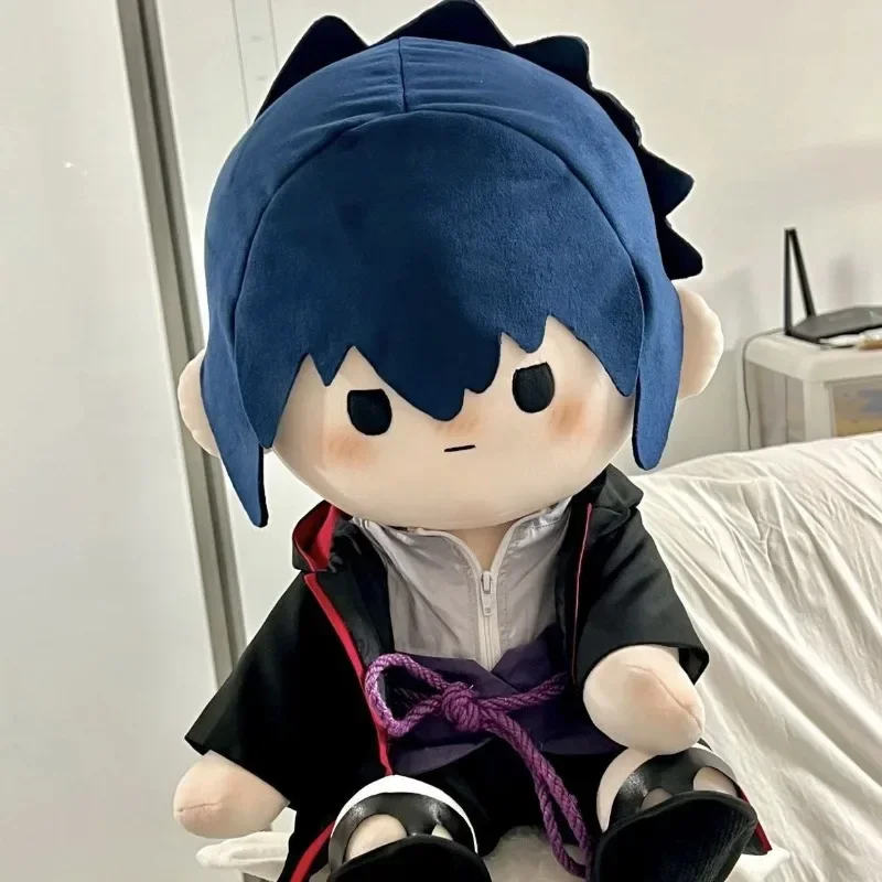 NEW Naruto Uchiha Itachi Sasuke anime peripheral cartoon attributes cotton doll Hawk Xiaozuo 40cm sitting Kawaii cute doll gift