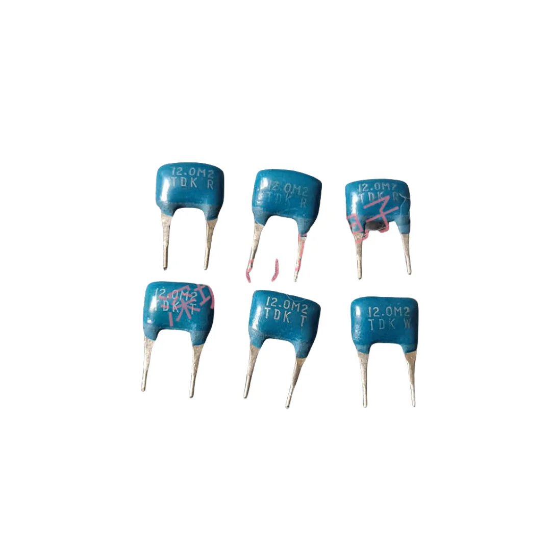 50PCS/ 12M ceramic crystal oscillator FCR12.0M5T 12.000MHZ in-line 2-pin smooth surface 12MHz original