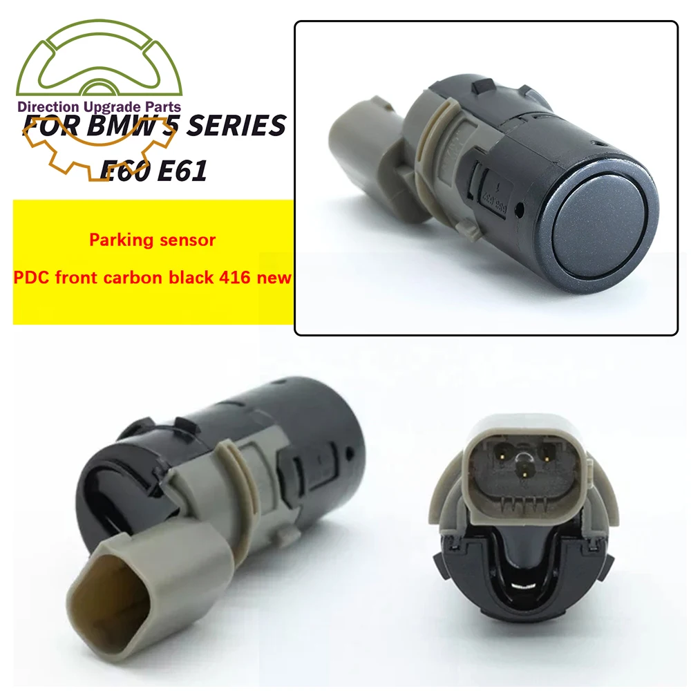 

Parking sensor 5 Series BMW E60 E61 PDC front carbon black 416 new