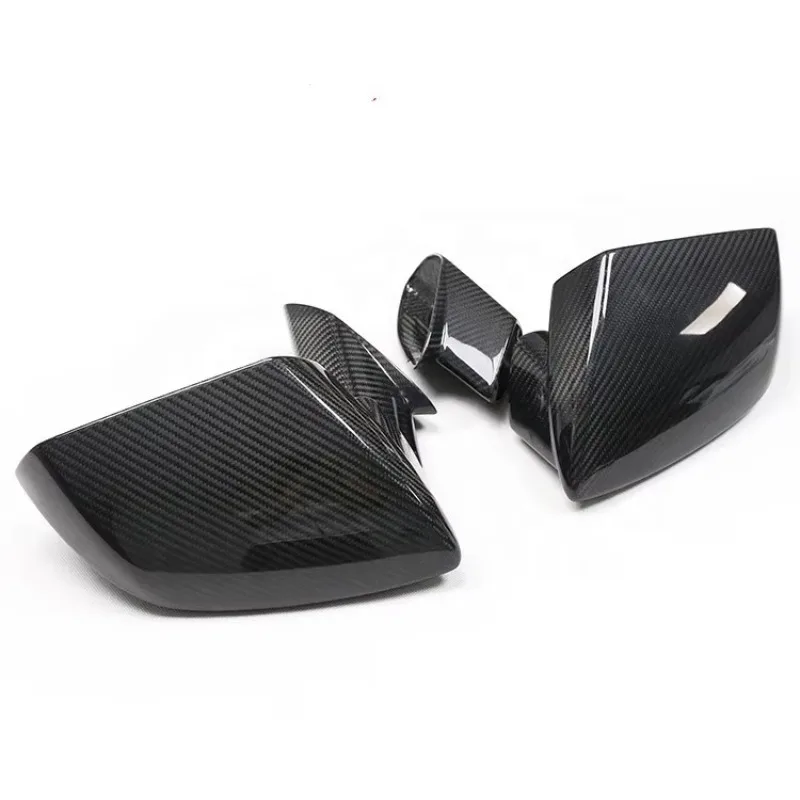 Dry Carbon Fiber Side Mirror Cover Caps Mirror Housing