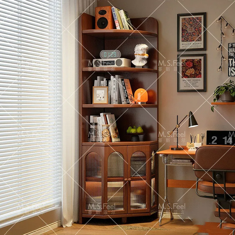 Wood Corner Living Room Cabinets Nordic Coffee Shelf Storage Living Room Cabinets Decor Filing Gabinete Lounge Suite Furniture
