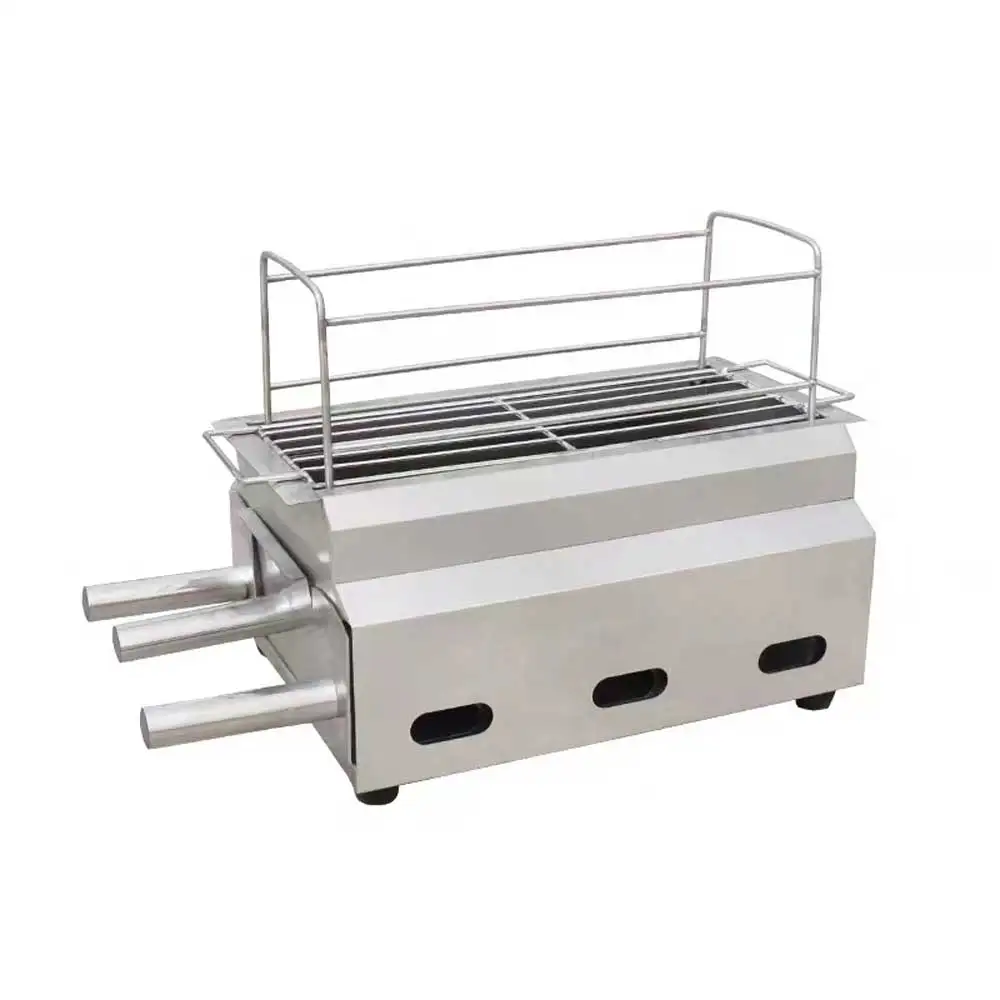 Outdoor barbecue special stove, commercial smokeless oven, household stainless steel barbecue rack